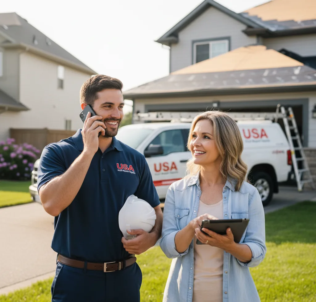 USA Roof Repair Experts customer support in Centerfield
